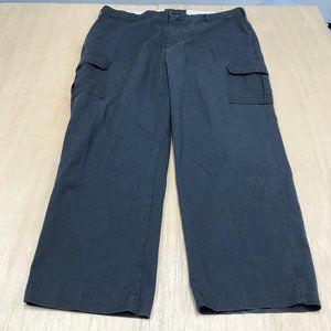 men gray relaxed fit pants size 42 waist 42x32